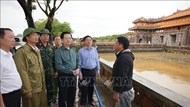 Deputy PM Mai Van Chinh inspects flood impact at Hue imperial citadel